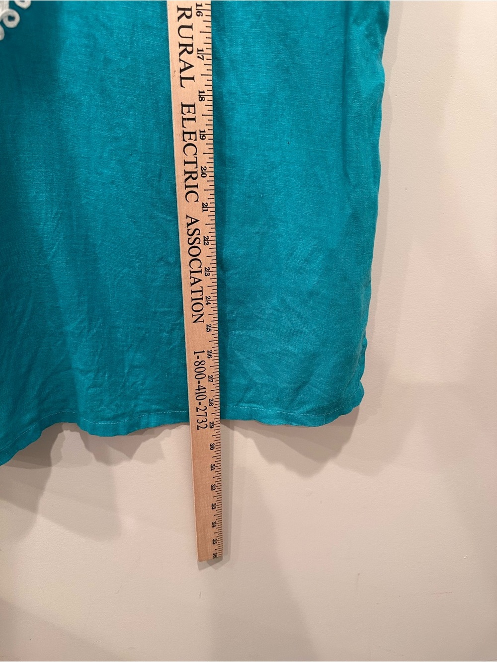 Charter Club Luxury 100% Linen Sleeveless Embroidered Blouse Top Sz L - Picture 5 of 13